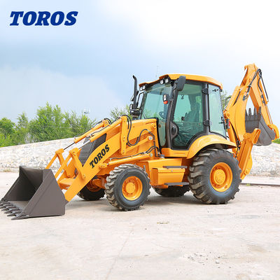 jakość  TOROS Versatile Mini Backhoe Loader Machine 1 Ton 2 Ton 3 Ton fabryka