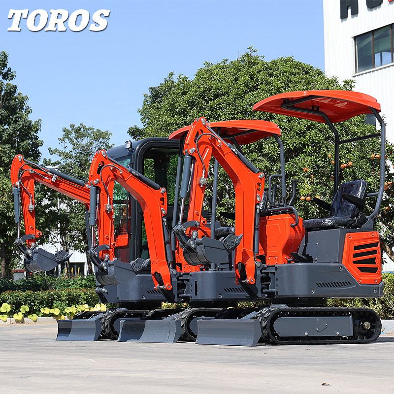 Mini Crawler Excavator 1200kg Operating Weight