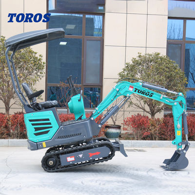 Wielofunkcyjny 180 mm szerokość toru mini hydrauliczny grabarz 1200kg