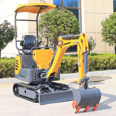 Zielone 1,2t Diesel Mini Excavator Equipment Machinery Przesyłające Ziemię