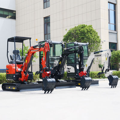 11.8KW 2600 obr./min 1,8 Tony Mini Excavator Mały Digger Machine dla Farmy