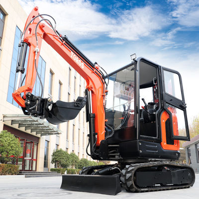 Inżynieria Miejską 2,5 tony Mini Excavator 24,5kw Micro Mini Digger z kabiną