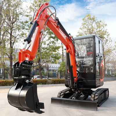 Inżynieria Miejską 2,5 tony Mini Excavator 24,5kw Micro Mini Digger z kabiną