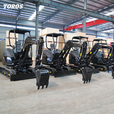 Crawler Toros Mini Excavator 2,6 Tony Małe urządzenia do kopania do naprawy dróg