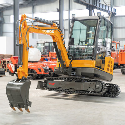 Miejsce budowy 3tony Toros Mini Excavator Małe maszyny do przenoszenia ziemi