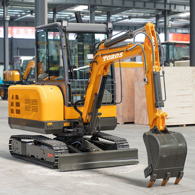 Miejsce budowy 3tony Toros Mini Excavator Małe maszyny do przenoszenia ziemi