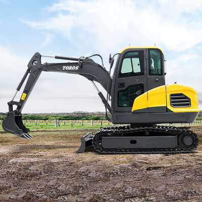 Maksymalna wysokość kopania 4450 mm Mini Digger Machine z 1240 mm długości kij