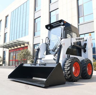TOROS White JC45 JC65 Hydraulic Skid Steer Loader Z Załącznikami