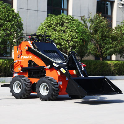 Mini skid steer loader konstrukcyjny z napędem wysokoprężnym