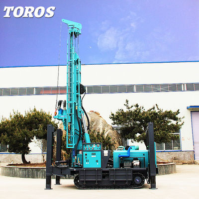 YUCHAI Silnik Diesel Napędzany 300mm Wodny Drill Rig 7000kg Waga