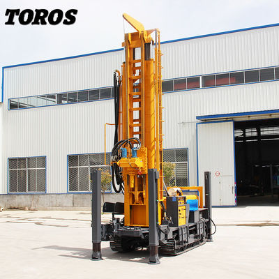 YUCHAI Silnik Diesel Napędzany 300mm Wodny Drill Rig 7000kg Waga