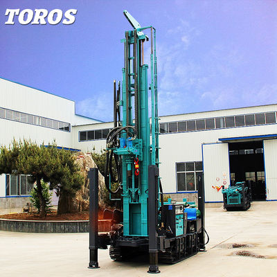 YUCHAI Silnik Diesel Napędzany 300mm Wodny Drill Rig 7000kg Waga