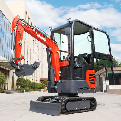930 mm szerokość podwozia Mini grabarz hydrauliczny 1,2 tony Niska zużycie
