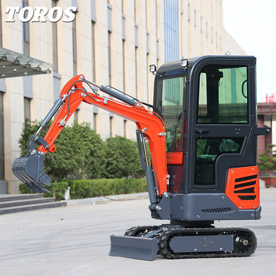 Wysoka zwrotność Mała mini koparka 1,2 tony 2870 mm Długość transportu