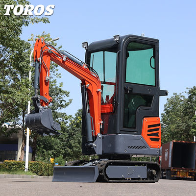 Dostosowywalna 1 tonowa mini grabiarka z 405 mm odległości od ziemi