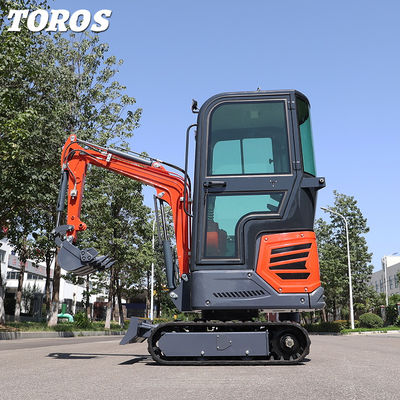 Dostosowywalna 1 tonowa mini grabiarka z 405 mm odległości od ziemi