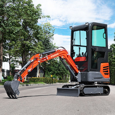 Lekkie 1,2tonowe mini grabiarki hydrauliczne 1745mm Max.Dumping Height