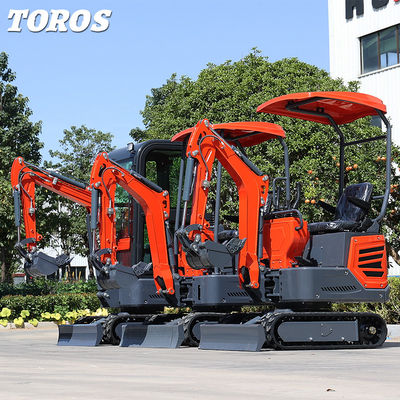 Wysokiej wydajności 1,2 tony Mini Digger Small Crawler Excavator Energooszczędny