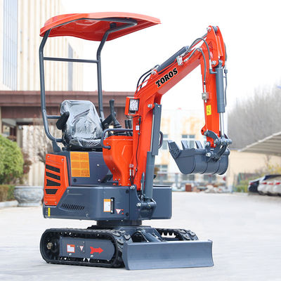Dostosowywalna 1 tonowa mini grabiarka z 405 mm odległości od ziemi