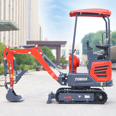 Energooszczędna mini grabiarka hydrauliczna o szerokości podwozia 930 mm