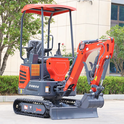 Wysokiej wydajności 1,2 tony Mini Digger Small Crawler Excavator Energooszczędny