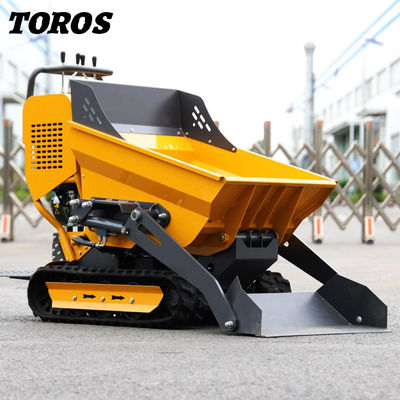 Stalowe aluminium Mini Dumper 500kg dla wąskich przestrzeni Wysoka stabilność
