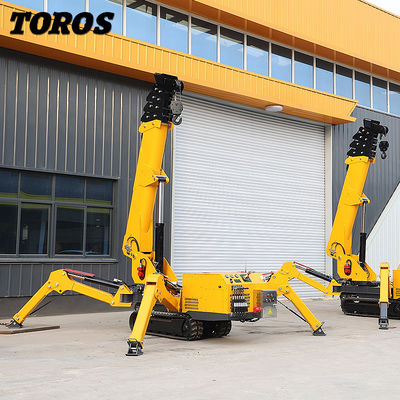 Ciężki silny hydrauliczny żuraw pająkowy użytkowanie przemysłowe waga 8 ton