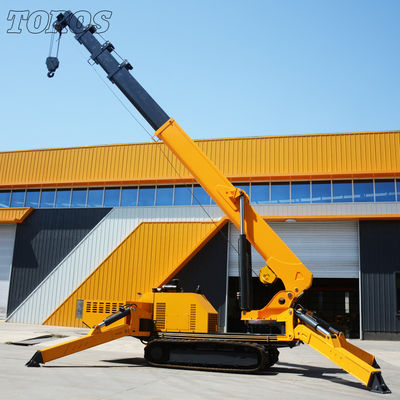 Rozpiętość 16,8 m TOROS Tracked Spider Crane dla inżynierii wąskiej przestrzeni