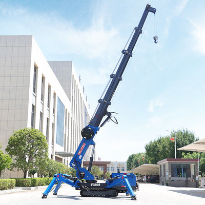 Rozpiętość 16,8 m TOROS Tracked Spider Crane dla inżynierii wąskiej przestrzeni