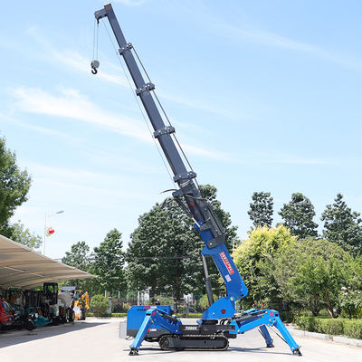 Komercyjny niebieski mały żuraw pająkowy 8000KG Łatwa obsługa