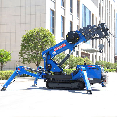 Rozpiętość 16,8 m TOROS Tracked Spider Crane dla inżynierii wąskiej przestrzeni