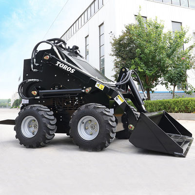 Pojemność operacyjna 1000-1500lbs Mini Skid Steer Loader Łatwy w obsłudze