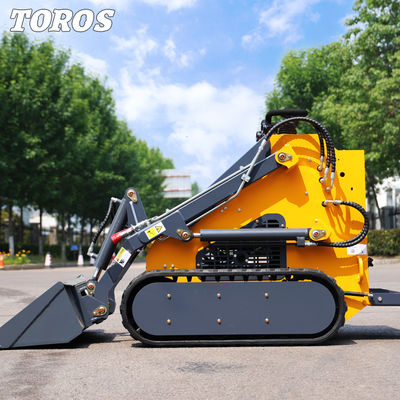 Mini skid steer loader konstrukcyjny z napędem wysokoprężnym