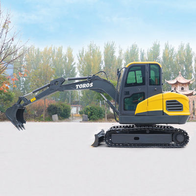 Maksymalna wysokość kopania 4450 mm Mini Digger Machine z 1240 mm długości kij