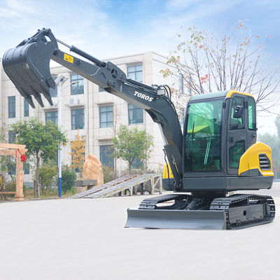 1800 mm rozstawu kołowego Mini Digger Machine z pojemnością wiadra 0,16m3