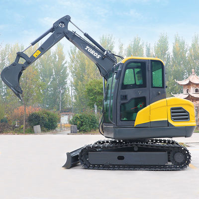 1800 mm rozstawu kołowego Mini Digger Machine z pojemnością wiadra 0,16m3