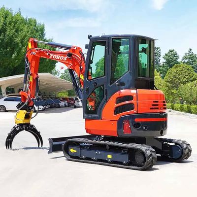Toros 3,5 Tonowy Mini Ekskawator Z Silnikiem Kubota Mikro Digger Mult Functions Bagger