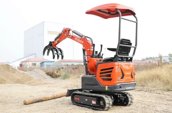 Mini grabarz o masie roboczej 1200 kg, silnik Kubota