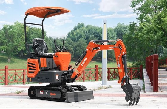 Mini grabarz o masie roboczej 1200 kg, silnik Kubota