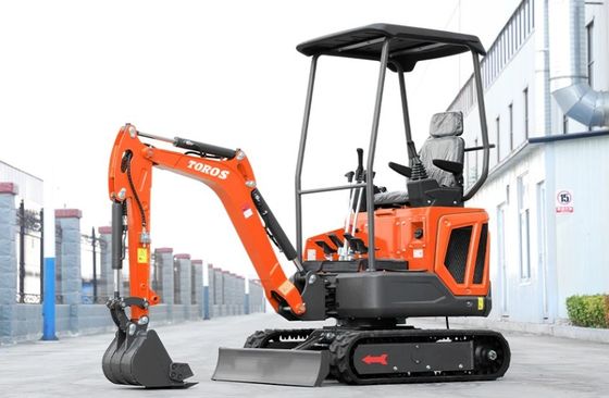 Minikoparka o wadze operacyjnej 1600 kg, silnik Kubota