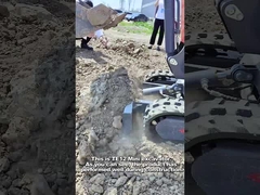 Prace miejskie 1,2 tony 0,8 tony Mini Excavator Machine Wysoka moc