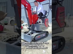 1200 kg Zamknięta kabina Diesel Kompaktowy Mini Digger 30° Maksymalna klasyfikowalność