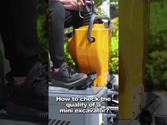 1200 kg Zamknięta kabina Diesel Kompaktowy Mini Digger 30° Maksymalna klasyfikowalność